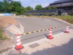 進入路舗装工事